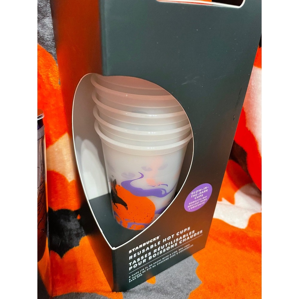 2022 Starbucks Halloween Glow in the dark Set